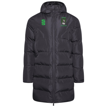 ACTIVE LONG PADDED JACKETS BLACK